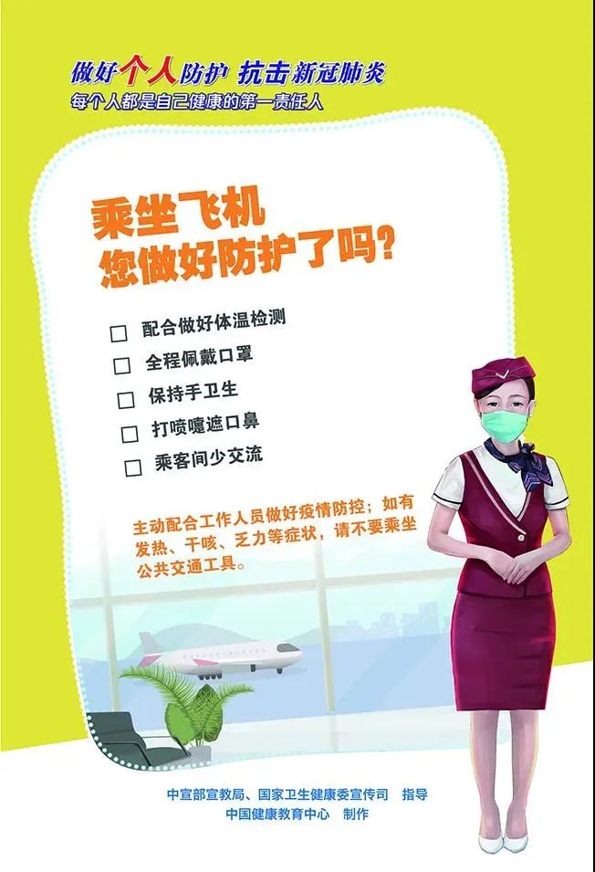 乘坐飛機防護