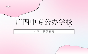 廣西中專學校有哪些學校公辦學校？
