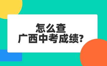 廣西中考成績